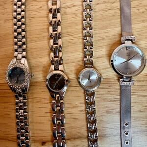 Lot of Womens Quartz Watches Relic NY & Co Fossil Gold Jewelry Wristwatches